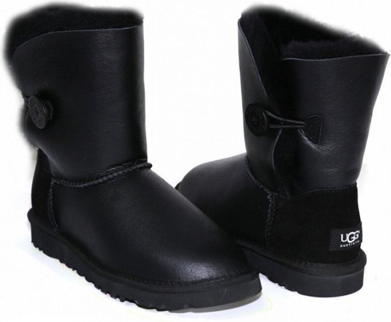 UGG Bailey Button Metallic Black