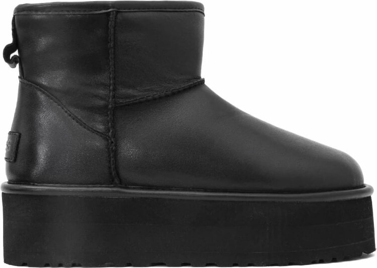 UGG Classic Mini Platform Leather Black