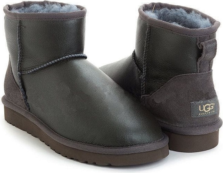 UGG Classic Mini Metallic Grey