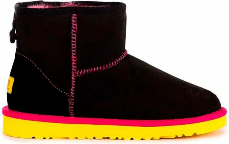 UGG Classic Mini II Black-Yellow