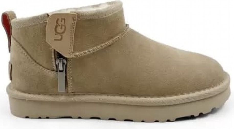 UGG Classic Ultra Mini Zip Boot Sand