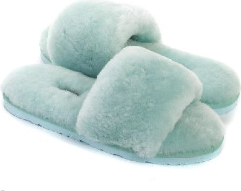 UGG Fluff Slide Slippers Lake Blue