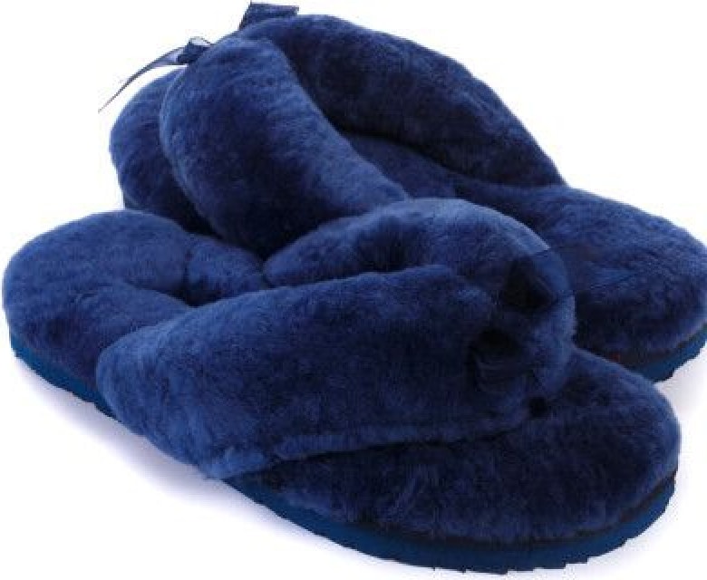 UGG Fluff Flip Flop II Navy Blue