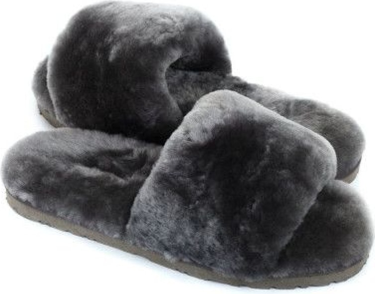 UGG Fluff Slide Slippers Grey