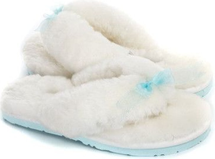 UGG Fluff Flip Flop II White