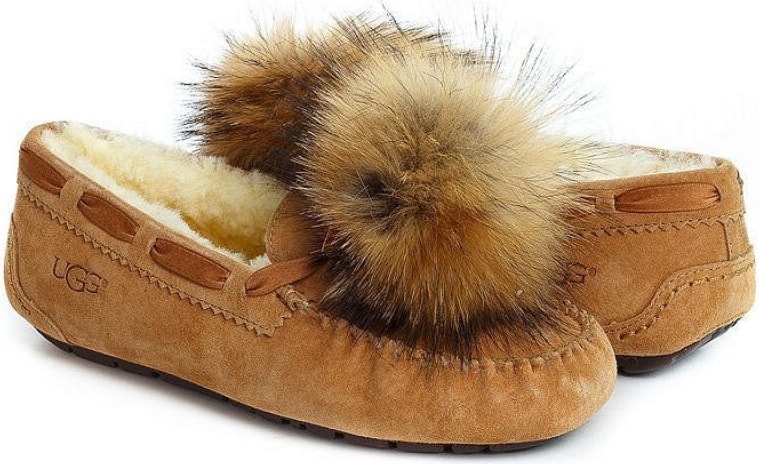 UGG Dakota Pom Pom Chestnut
