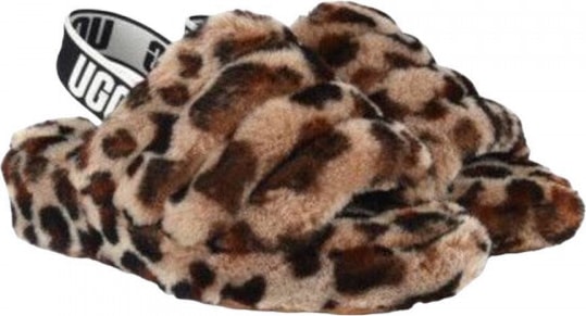 UGG Fluff Yeah Slide Leopard