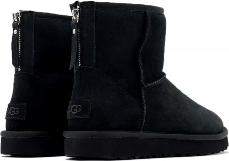 UGG Classic Mini Zip II Black (без камней)