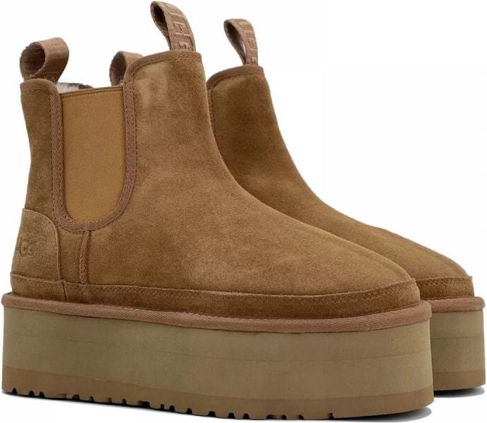 UGG Neumel Platform Chelsea Chestnut