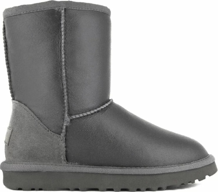 UGG Mens Classic Short Metallic Grey