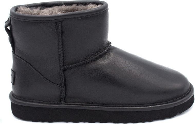 UGG Mens Classic Mini Leather Black