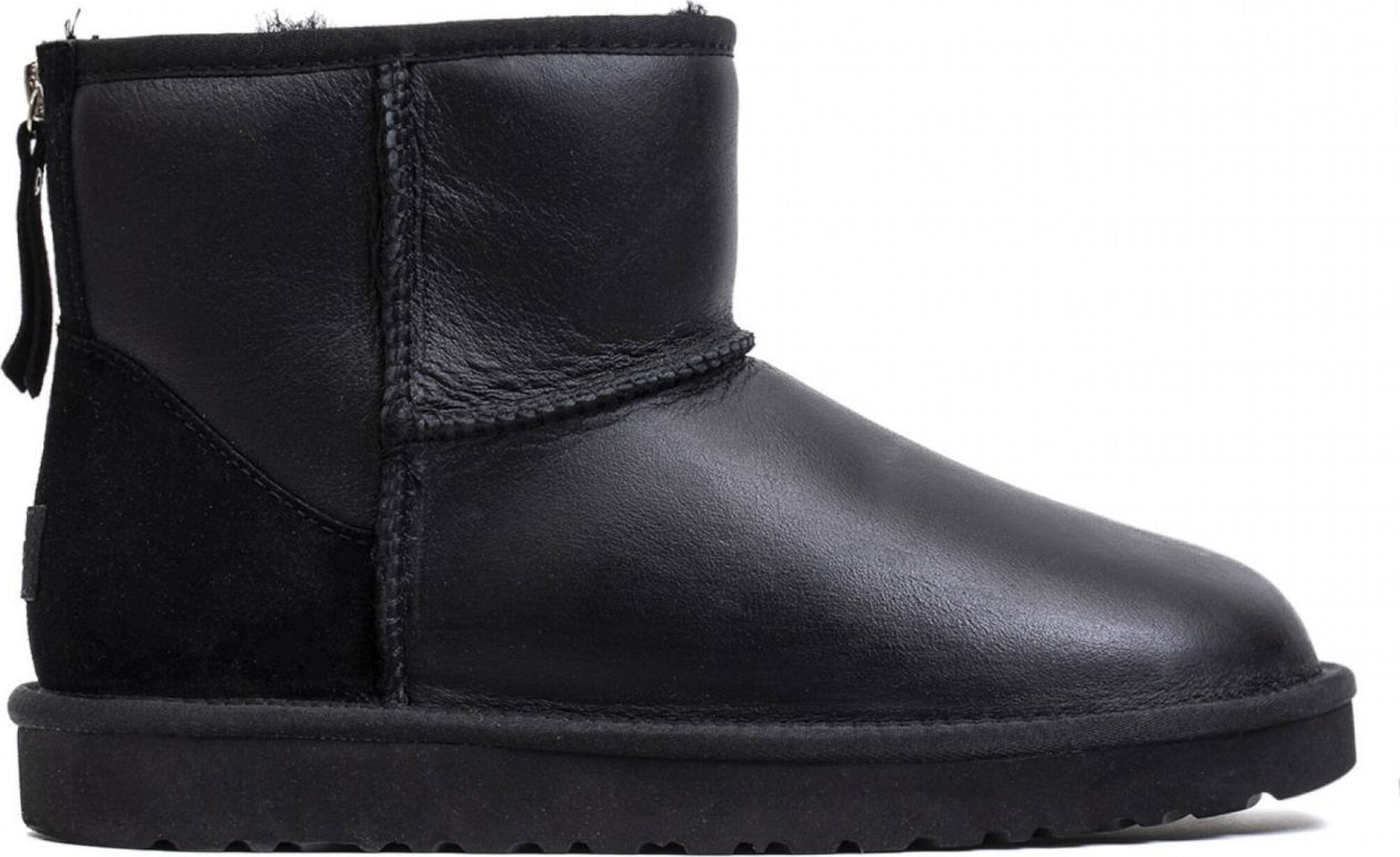 UGG Mens Classic Mini Zip Metallic Black