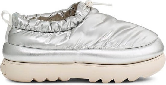 UGG MAXI HERITAGE BRAID CLOG SILVER