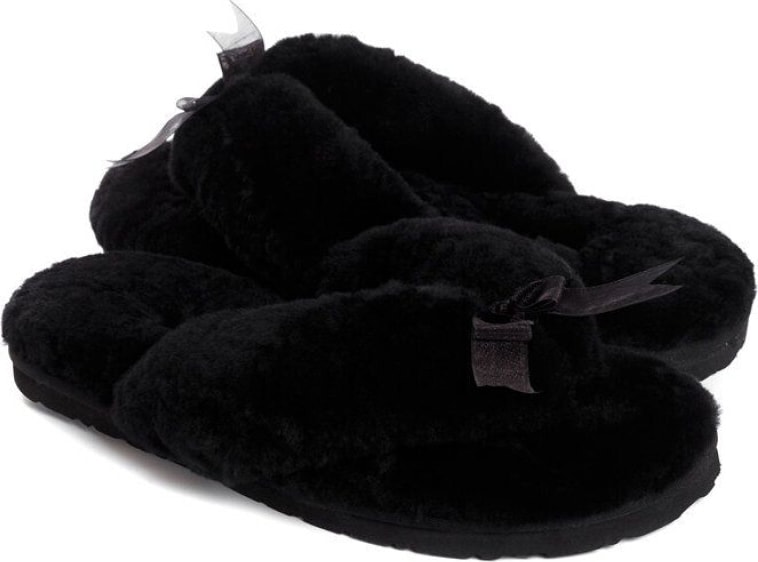 Ugg Fluff Flip Flop II — Black