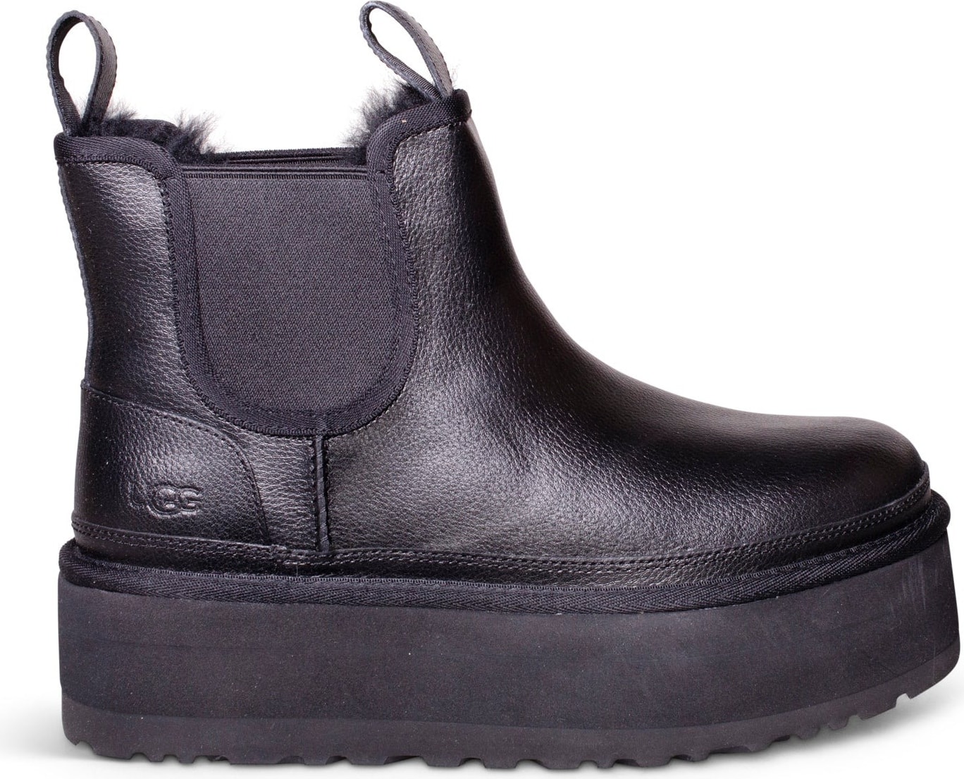 UGG Neumel Platform Chelsea - Leather Black