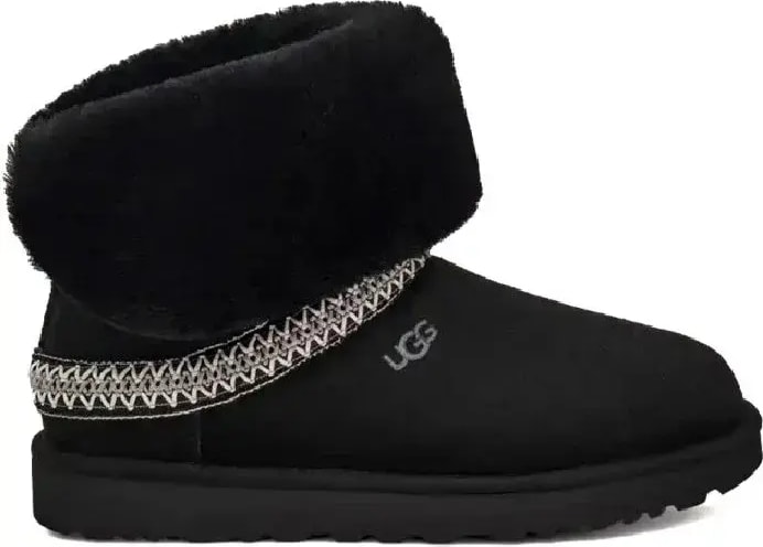 Ugg Classic Short Crescent - Black