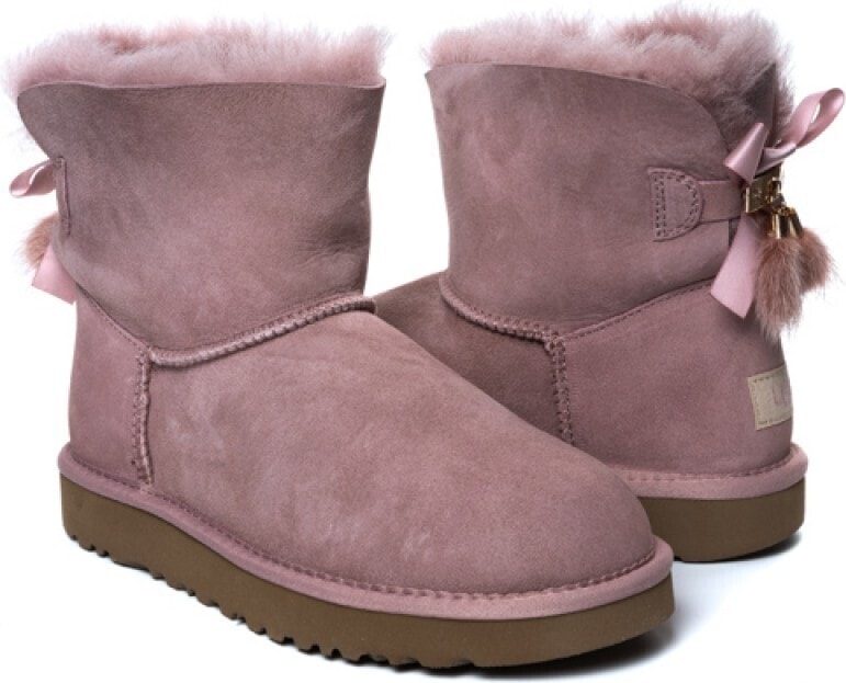 Угги Bailey Bow Mini Tassel Dusk