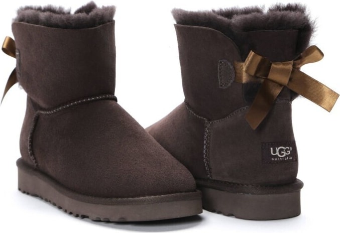 Угги Bailey Bow Mini Chocolate