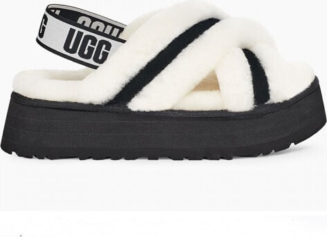 Тапочки Ugg disco color clide white