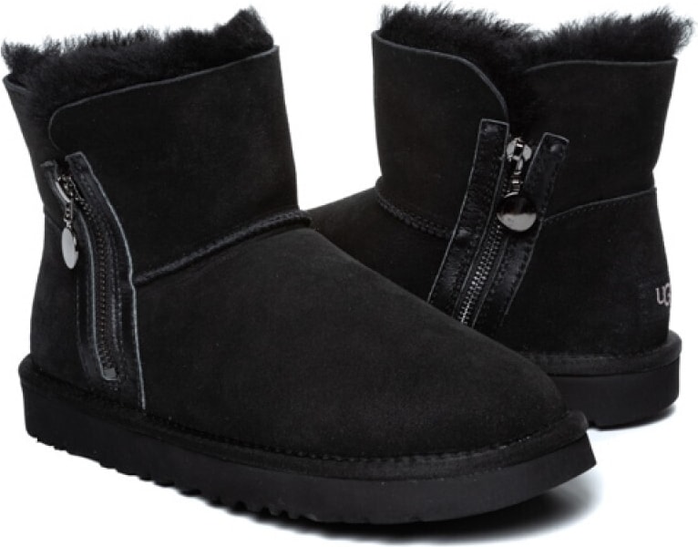 Угги Classic Mini Zipper Black