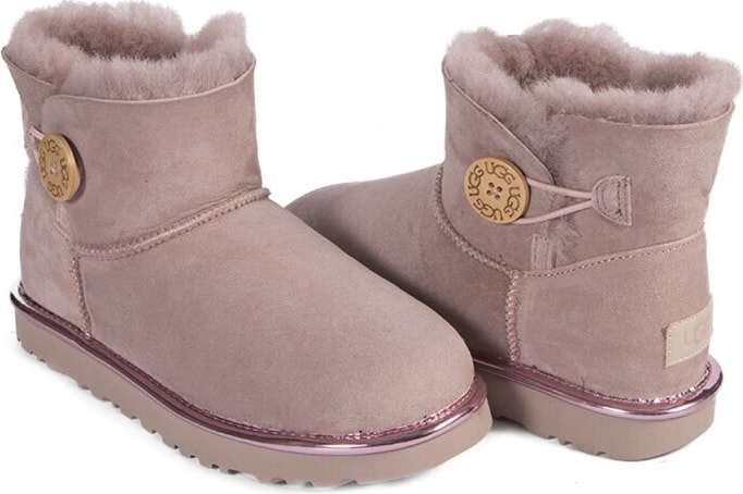 Угги Bailey Button Mini II Metallic Dusk
