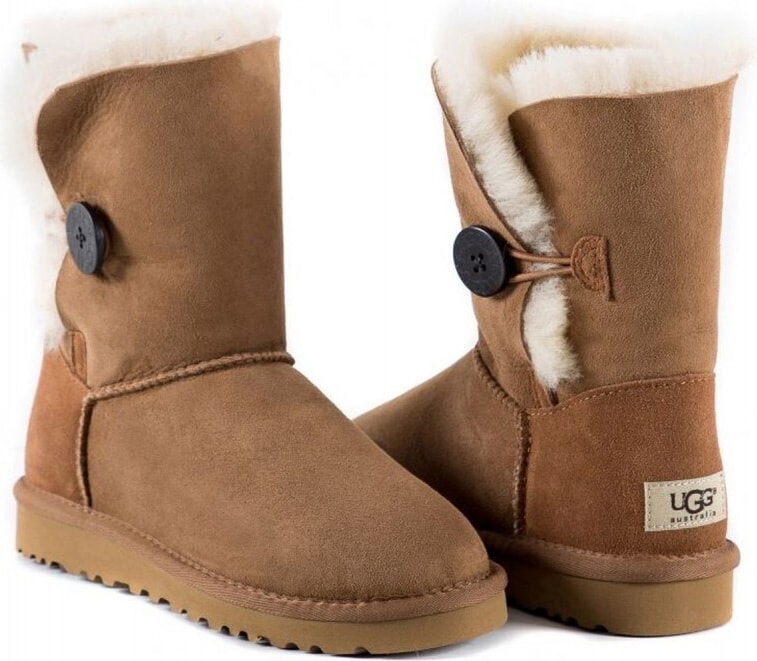 Угги Bailey Button Chestnut II
