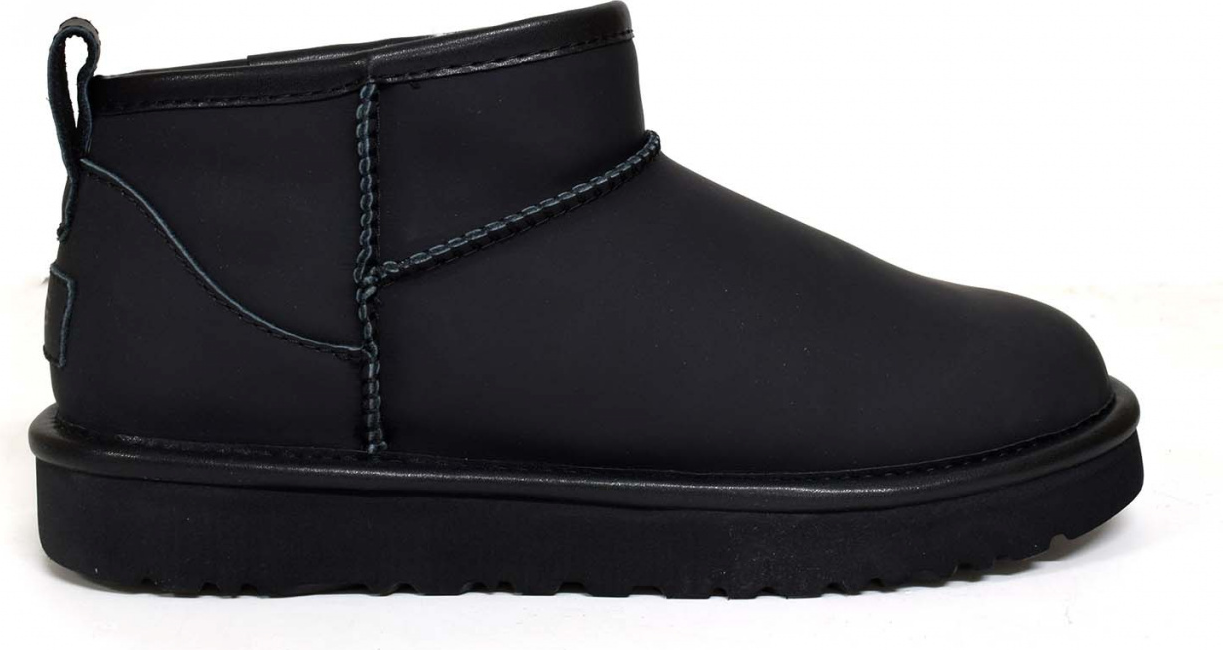 Угги Ugg Women's Classic Ultra Mini Black Leatner