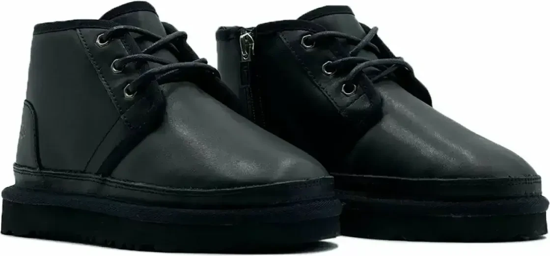 Ботинки Kids Neumel Zip Leather Black
