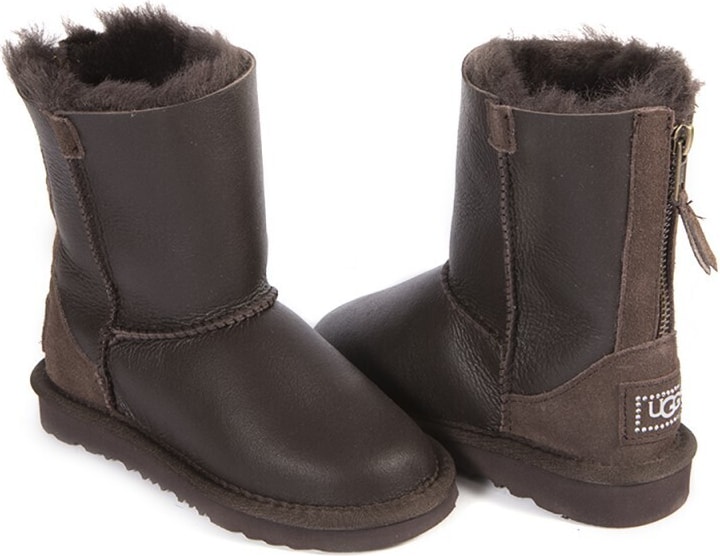 Угги Kids ZIP Metallic Chocolate