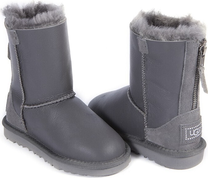 Угги Kids ZIP Metallic Grey