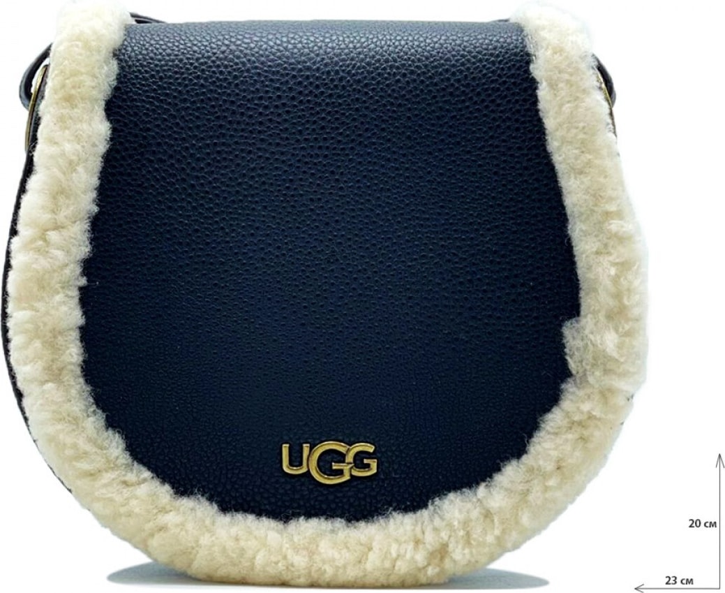 Ugg Heritage Crossbody Leather Black